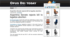 Desktop Screenshot of opusdeitoday.org